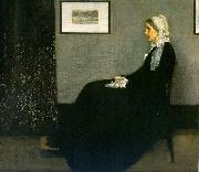 James Abbott McNeil Whistler Portrait of the Artist s Mother oil painting artist